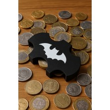 Şimşek 3D Yarasa Tasarımlı Bozuk Para Düzenleyici