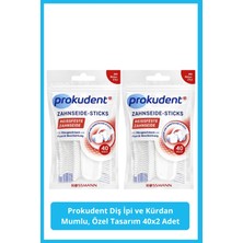 Prokudent Diş Ipi ve Kürdan Mumlu, Özel Tasarım 2X40 Adet