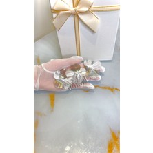 Gold Moda Taraklı Gelin Saç Tokası | Metal Yansıtmalı Çiçekli Saç Aksesuarı