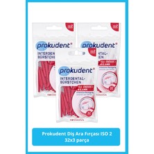 Prokudent Diş Ara Fırçası ISO 2 32 x 3 Parça Yumuşak Kıllarla Ağız Temizliği Sağlar