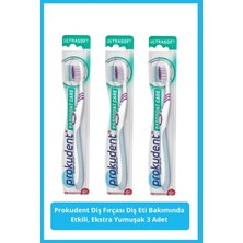 Prokudent Diş Fırçası Diş Eti Bakımında Etkili, Ekstra Yumuşak 3 Adet