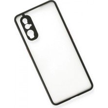 Marsilyan Oppo Find X2 Kılıf Montreal Silikon Kapak - Siyah