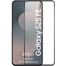 Etiget Samsung Galaxy S25 Fe Esd 9h Anti-Static Cam Ekran Koruyucu 6d Glass