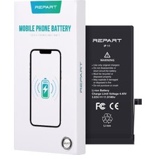 Repart iPhone 11 Uyumlu Güçlendirilmiş Yüksek Kapasite Batarya - 3110 Mah