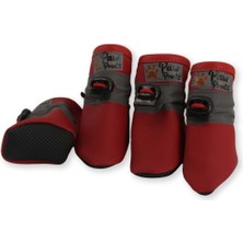 Paw Prints Köpek Ayakkabısı - Suni Deri Köpek Ayakkabısı - Poliüretan Taban Köpek Ayakkabısı