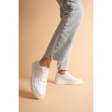 Analin Shoes Kadın Hakiki Deri Sneaker Bağcıklı Spor Ayakkabı