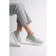 Analin Shoes Kadın Hakiki Deri Sneaker Bağcıklı Spor Ayakkabı