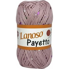 Payetto Fantazi Pullu El Örgü Ipi - Pembe