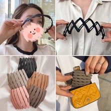 Afrodit AVM Portatif  Katlanabilir Saç Tacı Saç Tokası