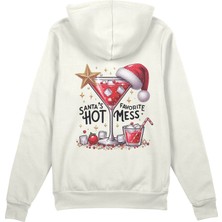 The Lucid Lab Hot Mess Oversize Hoodie - Beyaz