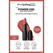 M.A.C Powder Kiss Hazy Matte Lipstick Nemlendirici Etkili Buğulu Mat Ruj - Mull It Over