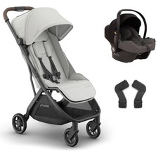 Uppa Baby Uppababy Minu V3 Cosmo Travel Sistem Bebek Arabası Savannah - Grey