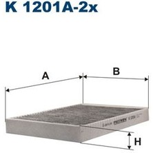 Filtron Fıltron K1201A-2X Polen Fıltresı Takımı Mercedes S-Class W221 C216 Karbonlu A2218300718