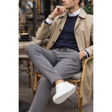 We&Me Erkek Pantolon Görünümlü Esnek Eşofman – Slim Fit, Lastikli Bel, Günlük & Şık Kullanım