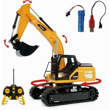 Apexma Uzaktan Kumandalı Full Fonksiyon Şarjlı Paletli Hareketli Kepçeli Rc Ekskavatör