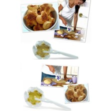 Afrodit AVM Kurabiye Ruleti - Çiçek - Kalp - Üçgen - Muffin Şekillerinde Kurabiye Şekillendirici