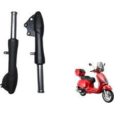 Özerdem Kuba Bevely 125 -Akalite- Ön Amortisör Takımı ( Süspansiyon ) Siyah