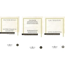 Türkiye İş Bankası Kültür Yayınları Notre Dame Nin Kamburu+ Karamazov Kardesler+Anna Karenina=(3kitap)