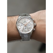 Momentus Gümüş  Çelik Kordon Erkek Kol Saati CC306S-02SR