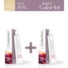 Viored ColorArt 2'li Tüp Boya 60 ml 10.0 Açık Sarı