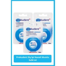 Prokudent Diş Ipi Naneli Mumlu 3X50 ml
