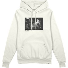 The Lucid Lab Keith Richards Connecticut 1977 Oversize Hoodie - Beyaz