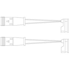 Delphi Delphı LZ0185 Balata Fısı Mercedes X164 W211 S211 C292 W166 W220 A2205401517