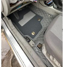 Hyundai Accent Admira 2006-2012 Arası Aracına Özel 8d Çift Katmanlı Havuzlu Paspas Takım (Gri)