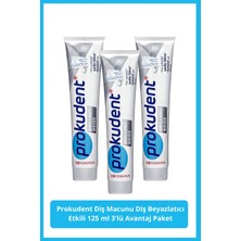 Prokudent Diş Macunu Diş Beyazlatıcı Etkili 3X125 ml