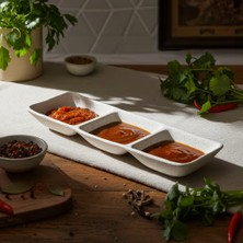 Külsan 25326.WG - Happy Chef Terra 2'li Minimal Sosluk 26,5x8,8 cm - H.3,7 Cm, Thermoset Melamin