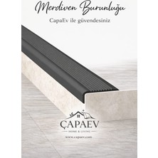 Butik Yıldız Çapa ev Pvc Merdiven Burunluğu Oluklu Kaymayı Önleyici Pvc Merdiven Burunluğu