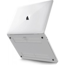 Marsilyan Macbook Pro 13 2020 Macbook Buzlu Kapak - Şeffaf