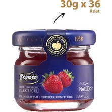 Seğmen Çilek Reçeli Kavanoz 30g (36'lı)