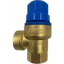 Afrodit AVM Candan 1/2 Mebranlı Dişi Emniyet Ventili 6 Bar