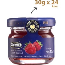 Seğmen Çilek Reçeli Kavanoz 30g (24’lü)