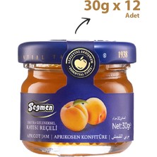 Seğmen Kayısı Reçeli Kavanoz 30g (12'li)