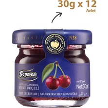 Seğmen Vişne Reçeli Kavanoz 30g (12'li)