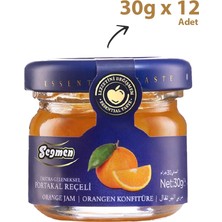 Seğmen Portakal Reçeli Kavanoz 30g (12'li)