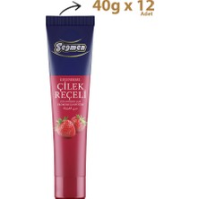 Seğmen Çilek Reçeli Tüp 40g (12'li)