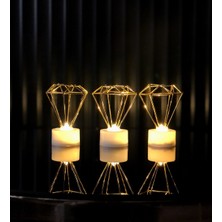 Giftmoda Mini Elmas Gece Lambası 3'lü