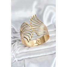 Eco Lounge Pirinç Gold Renk Vintage Kadın Bileklik