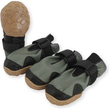 Su Geçirmez Deri Köpek Ayakkabısı – Cırt Cırtlı Ayarlanabilir Kaymaz Taban Bot