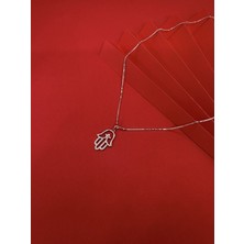 Fatma Ana Eli Kolye Gümüş