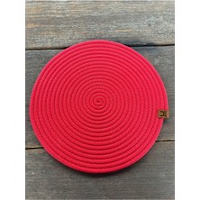 Home İnn Leke Tutmaz Örgü Supla 33 cm Tekli Modern Amerikan Servis Tabak Altlığı