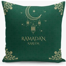 Filamente Ramazan Desenli Çift Taraflı Dijital Baskılı Kırlent Kılıfı - Ramadan