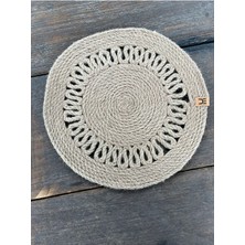 Home İnn Tekstil Home İnn Bohem Tarz Modern Supla 33 cm Dekoratif Papatya Model Amerikan Servis