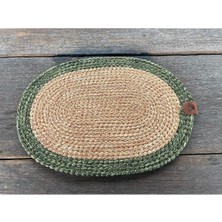 Home İnn Premium Serisi - 40X28 cm Tasarım Supla - El Örmesi Lüks Amerikan Servis