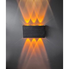 Çift Taraflı  Aplik 10W Amber Renk