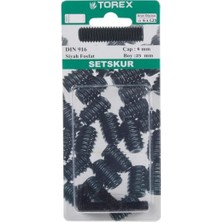 Torex Setskur 6X25 mm DIN916 Siyah Fosfat, 1p=7 Adet