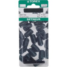 Torex Setskur 8X30 mm DIN916 Siyah Fosfat, 1p=3 Adet